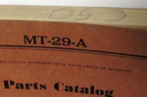 1934-1937 International IH Models C-50 55 60 & CS-50 Parts Catalog