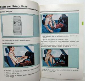 1992 GMC Truck Safari Owners Manual