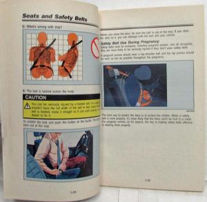 1993 GMC Truck Safari Owners Manual