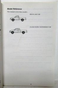1994 GMC Truck Sonoma Owners Manual