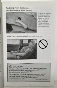1994 GMC Truck Sonoma Owners Manual