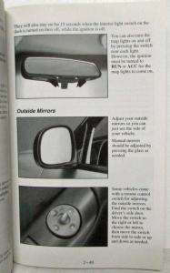 1994 GMC Truck Sonoma Owners Manual