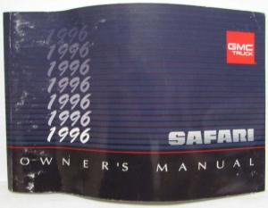 1996 GMC Truck Safari Owners Manual