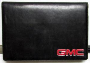 1997 GMC Truck Jimmy Owners Manual Care & Op W/Vinyl Folder & Warranty Booklet