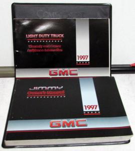 1997 GMC Truck Jimmy Owners Manual Care & Op W/Vinyl Folder & Warranty Booklet