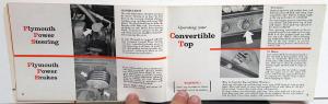1961 Plymouth Savoy Deluxe Suburban Belvedere Fury ORIGINAL Owners Manual