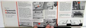 1961 Plymouth Savoy Deluxe Suburban Belvedere Fury ORIGINAL Owners Manual