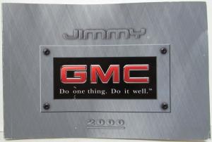 2000 GMC Truck Jimmy Owners Manual