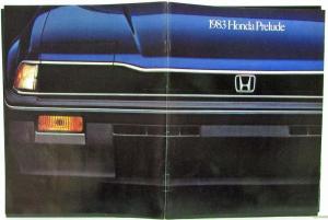 1983 Honda Prelude Sales Brochure