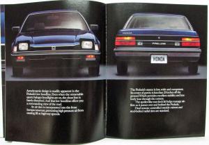 1983 Honda Prelude Sales Brochure