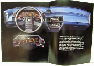 1983 Honda Prelude Sales Brochure