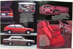 1983 Honda Accord Hatchback and Sedan Sales Brochure