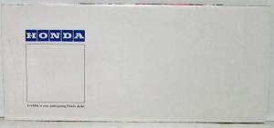 1985 Honda Auto Accessories Sales Folder Mailer