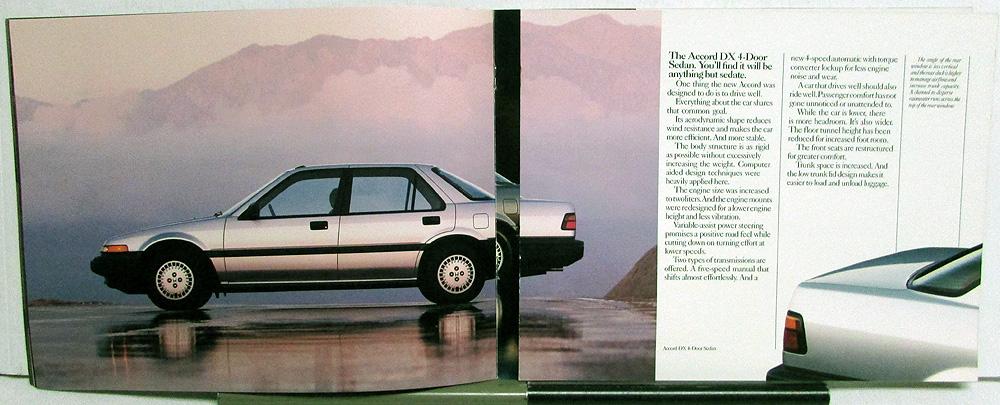 1990 Honda Accord Coupe 28-page Original Car Sales Brochure Catalog