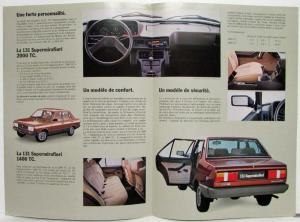 1975-1979 Fiat 131 Sales Brochure - French Text