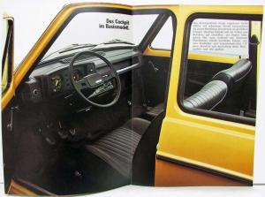 1976 1977 1978 1979 Fiat 128 Sales Brochure - German Text