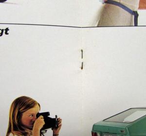 1976 1977 1978 1979 Fiat 128 3P Berlinetta Sales Brochure - German Text