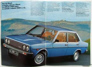 1979 The Fiat Diesel Sales Brochure - Italian Text