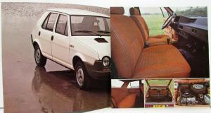 1979 Fiat Strada Pre-Launch Information Sales Folder - UK Market