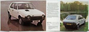 1979 Fiat Strada Pre-Launch Information Sales Folder - UK Market