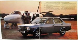 1979 Fiat Supermirafiori Twin Cam 4 Door Saloon Sales Brochure - UK Market