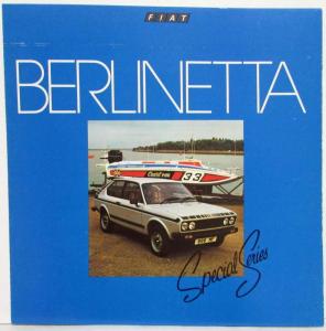 1979 Fiat Berlinetta Special Series Sales Folder - UK Market