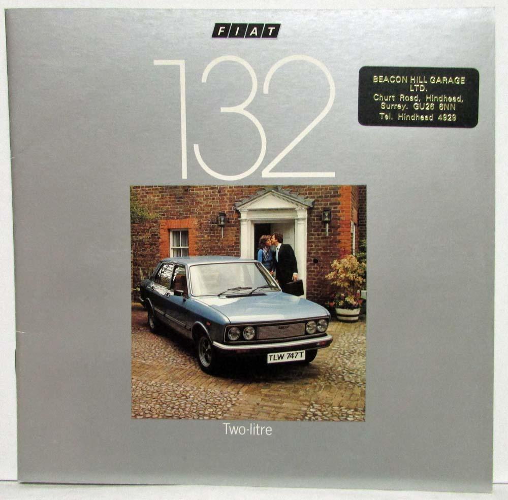 1979 Fiat 132 Sales Brochure - UK Market
