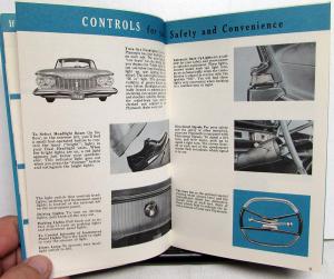 1960 Plymouth Savoy Suburban Belvedere Fury ORIGINAL Owners Manual