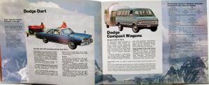 1974 Dodge Trailer Towing RV Color Sales Brochure Original