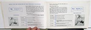 1966 Chevrolet Owners Manual Original Chevy Biscayne Bel Air Impala SS Caprice