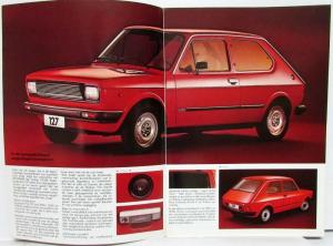 1979 Fiat 127 Sales Brochure - Dutch Text
