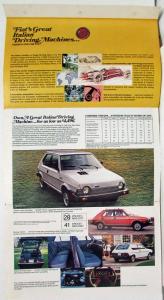 1979 Fiat Great Italian Driving Machines Full Line Sales Folder Brochure