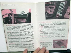 1959 Plymouth Savoy Suburban Belvedere Sport Fury ORIGINAL Owners Manual