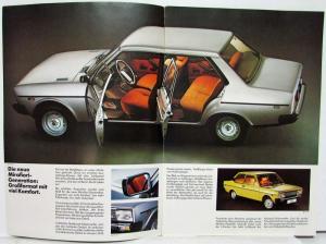 1979 Fiat 131 Mirafiori Sales Brochure - German Text