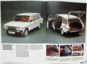 1979 Fiat 131 Mirafiori Sales Brochure - German Text
