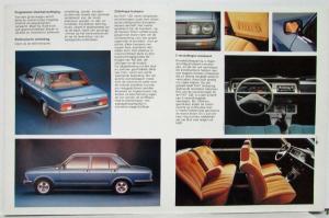 1972-1979 Fiat 132 Sales Brochure - Dutch Text