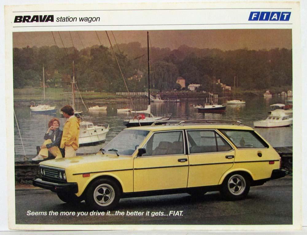 1979 Fiat Brava Station Wagon Spec Sheet