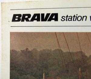1979 Fiat Brava Station Wagon Spec Sheet