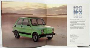 1979 Fiat An Introduction to the Fleet Sales Brochure - UK Market