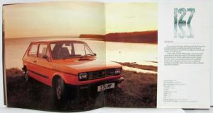 1979 Fiat An Introduction to the Fleet Sales Brochure - UK Market