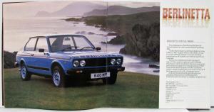 1979 Fiat An Introduction to the Fleet Sales Brochure - UK Market