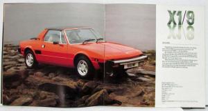 1979 Fiat An Introduction to the Fleet Sales Brochure - UK Market