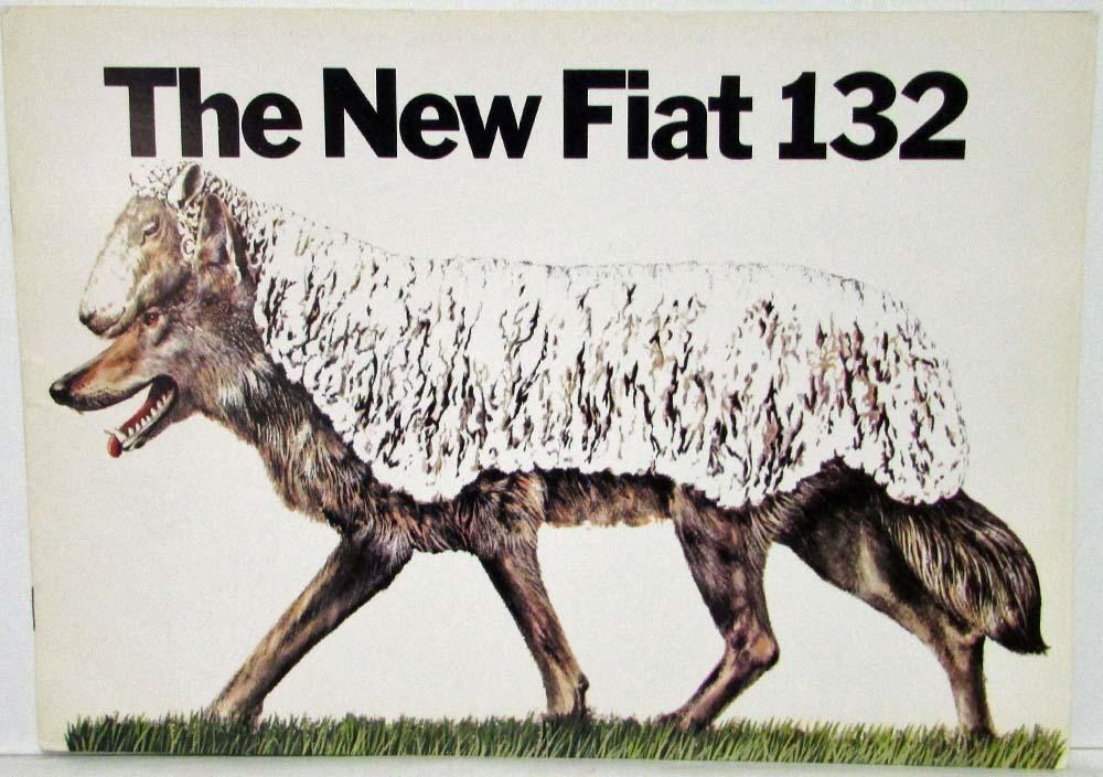 1975-1979 Fiat 132 Wolf in Sheeps Clothing Sales Brochure