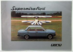 1979 Fiat Supermirafiori Sales Brochure - English & Afrikaans Text