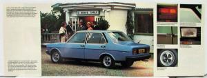 1979 Fiat Supermirafiori Sales Brochure - English & Afrikaans Text