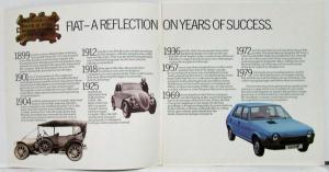 1979 Fiat An Introduction to the Range Sales Brochure - UK Market