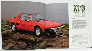 1979 Fiat An Introduction to the Range Sales Brochure - UK Market