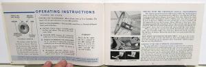 1965 Chevrolet Owners Manual Original Biscayne Bel Air Impala SS Chevy