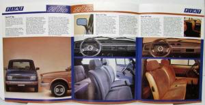 1980 Fiat 127 Top Sonderserie Sales Folder - German Text