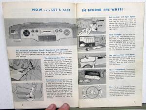 1956 Plymouth Plaza Suburban Savoy Belvedere Fury ORIGINAL Owners Manual